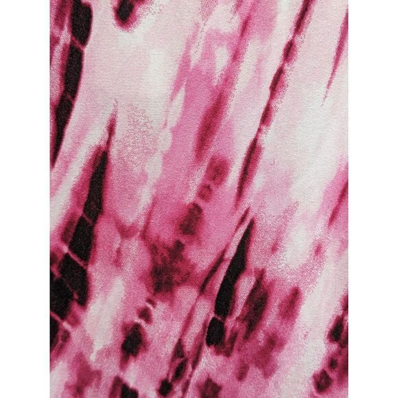 Secret Treasures Tie Dye Lace Keyhole Open Racer Back Babydoll Night Dress, 2X - Picture 5 of 7